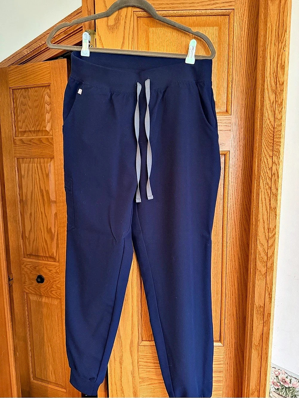 FIGS Zamora Jogger Pants in Navy Blue Size Medium